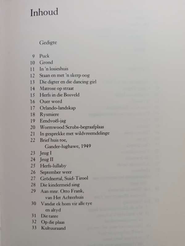 AANVANGE / Barend J. Toerien