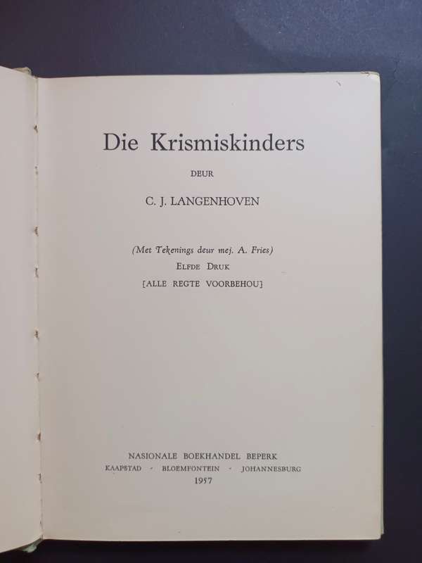 DIE KRISMISKINDERS / C. J. LANGENHOVEN