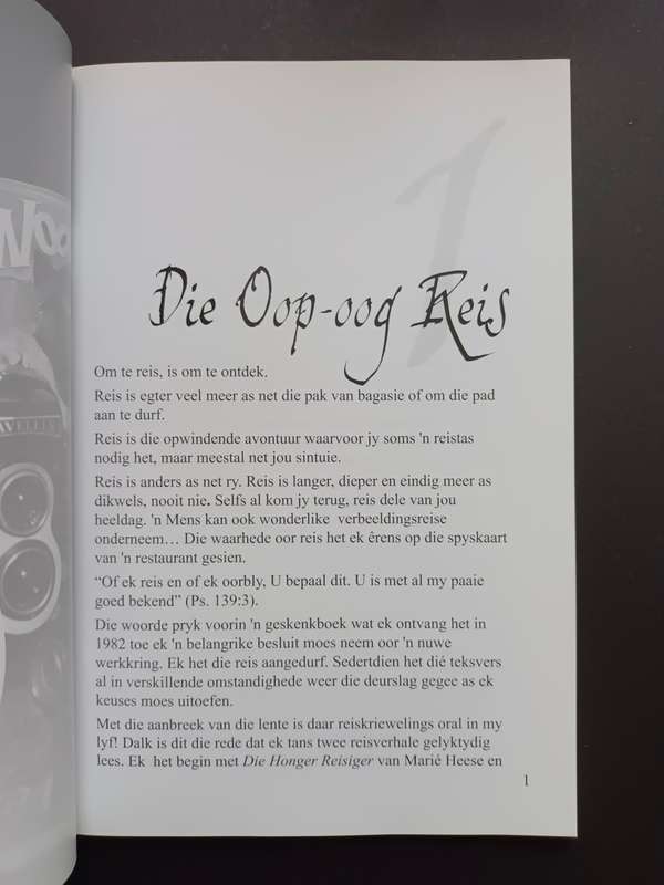 `n Oop-oog Reis / Wim Fourie