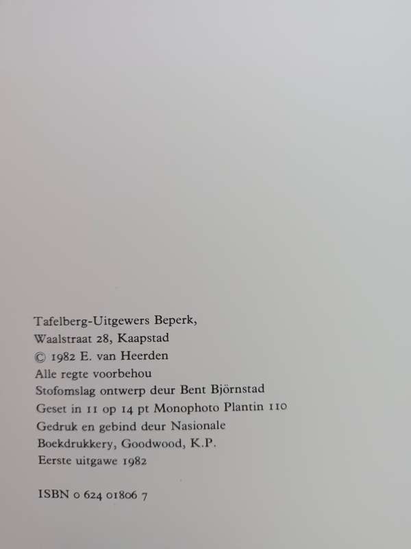 Kanse op `n Wrak / Ernst van Heerden