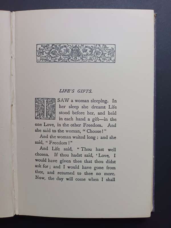 Dreams / Olive Schreiner (1905)