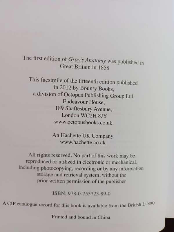 GRAY`S ANATOMY: The Masterclass Edition/ Henry Gray, F.R.S.