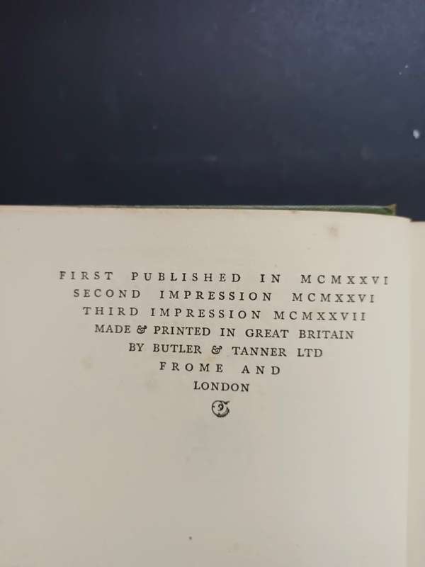 THE BEADLE / Pauline Smith (1927 Third Impression)