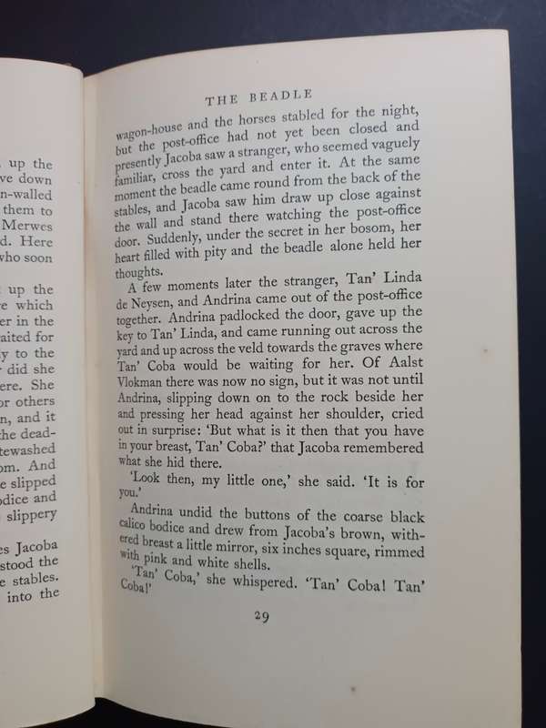 THE BEADLE / Pauline Smith (1927 Third Impression)