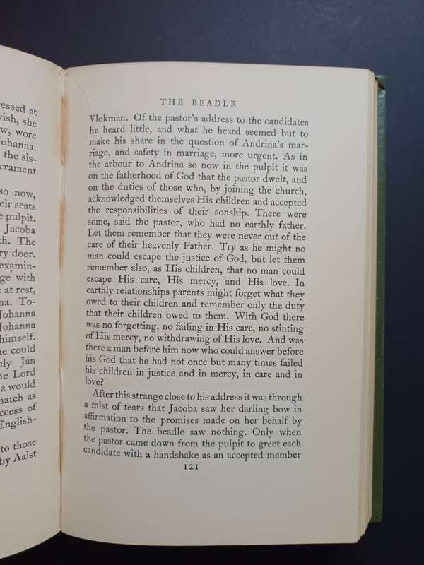 THE BEADLE / Pauline Smith (1927 Third Impression)