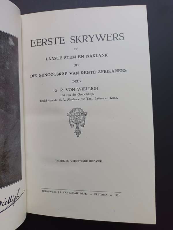 Eerste Skrywers / G.R. von Wielligh