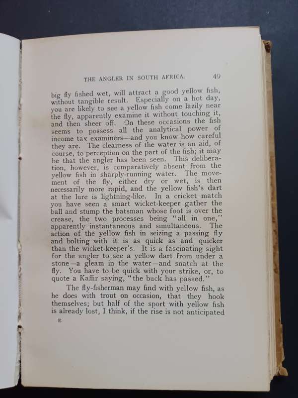 THE ANGLER in SOUTH AFRICA / B. Bennion (1923)