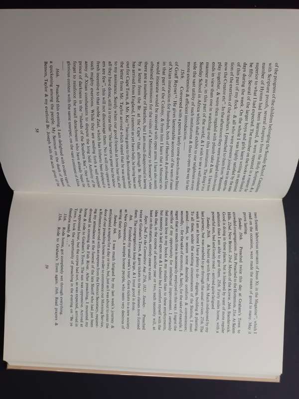 The Journal of William Shaw: Edited by W. D. Hammond-Tooke