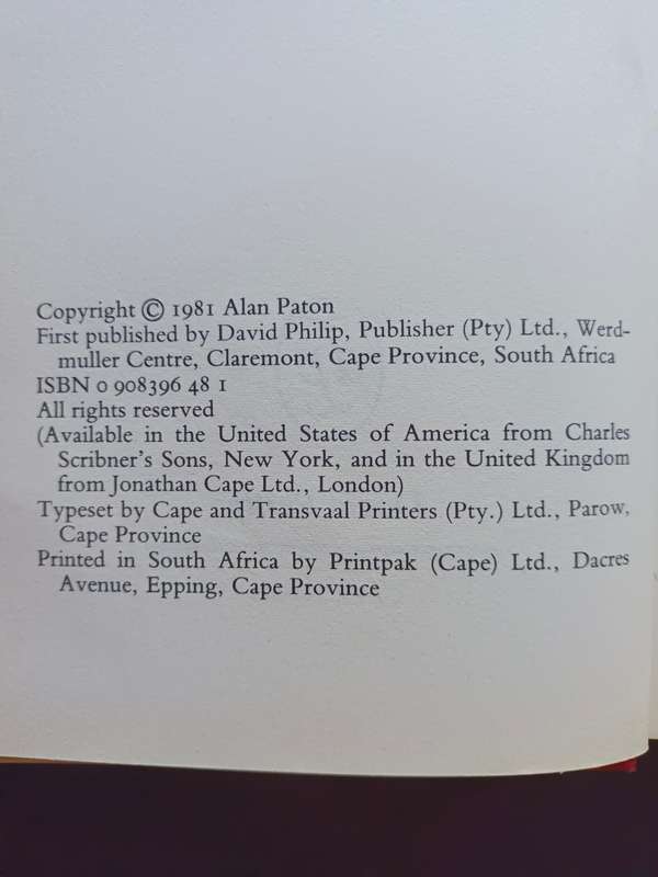 Ah, But Your Land Is Beautiful / Alan Paton