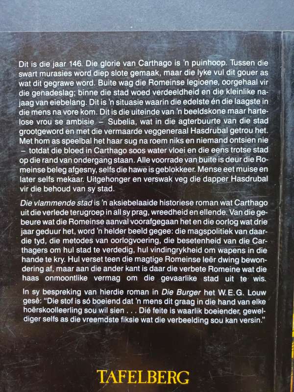 DIE VLAMMENDE STAD / Anthonie P. Roux