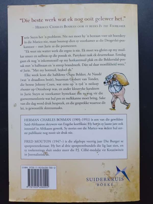 `n Bekkersdal-Marathon en ander Voorkamer stories / Herman Charles Bosman