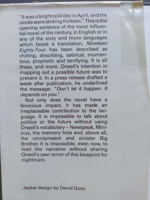 Nineteen Eighty - Four / George Orwell