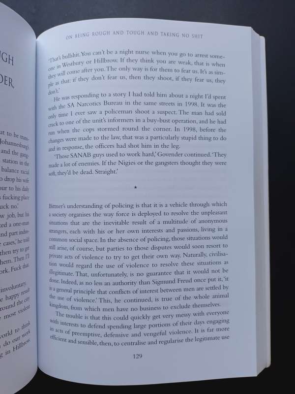 The Dirty Work of Democracy: A year on the streets with the SAPS / Antony Altbeker (signed)
