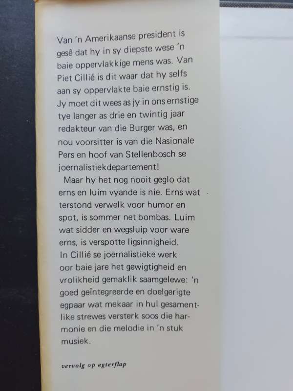Trinkie / Piet Cillie