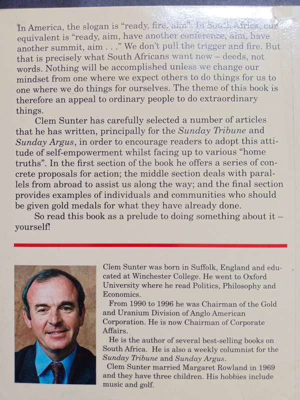 Home Truths: What we`ve got to do! / Clem Sunter