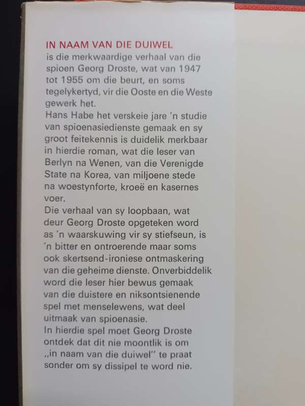 In Naam van die Duiwel / Hans Habe