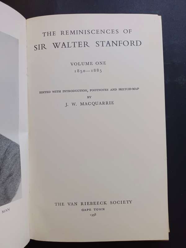 THE REMINISCENCES OF SIR WALTER STANFORD / J. W. Macquarrie V.R.S. 39