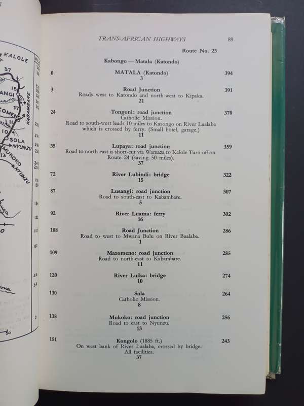 TRANS-AFRICAN HIGHWAYS / Compiled and published by The Automobile Association of South Africa