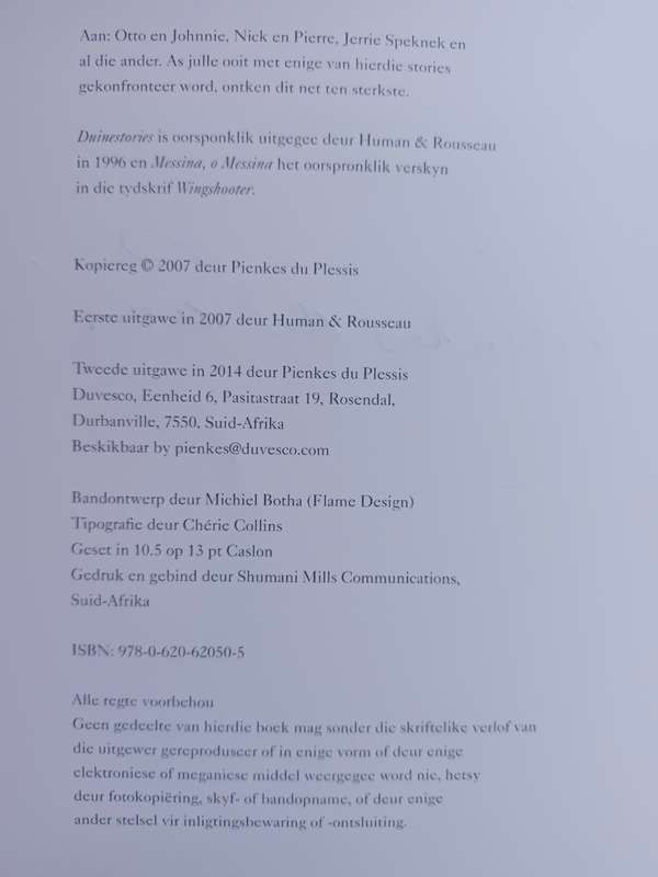 Die perdekombers en ander stories uit die jagveld / Pienkes du Plessis