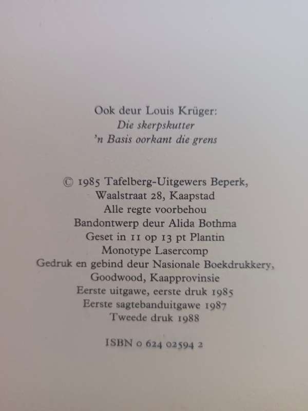 Donkerboskind / Louis Kruger