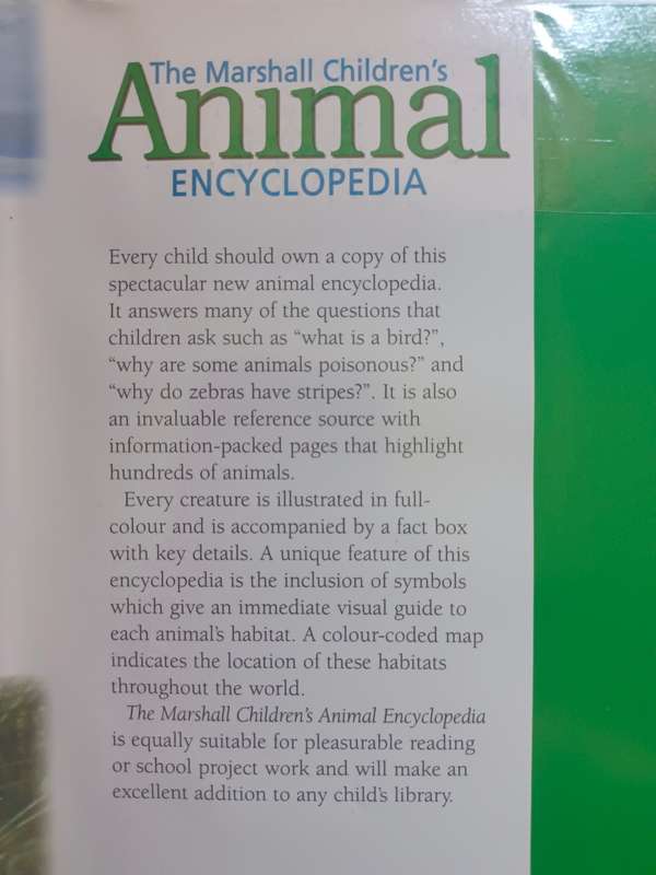 The Marshall Children`s Animal Encyclopedia / Consultant: Prof. Philip Whitfield