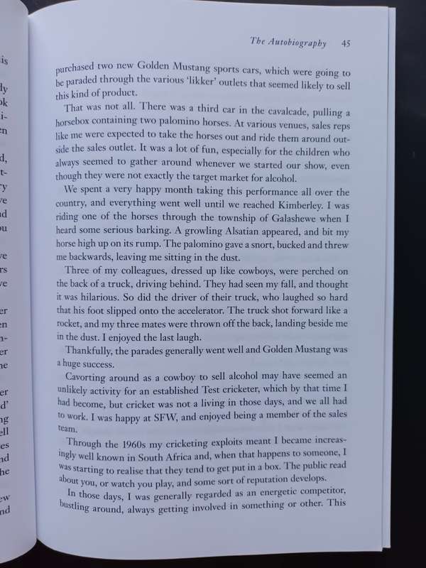 Eddie Barlow - The Autobiography / Edited by Edward Griffiths