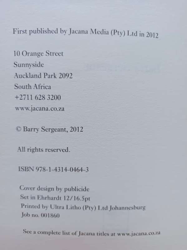 The Kebble Collusion /  Barry Sergeant