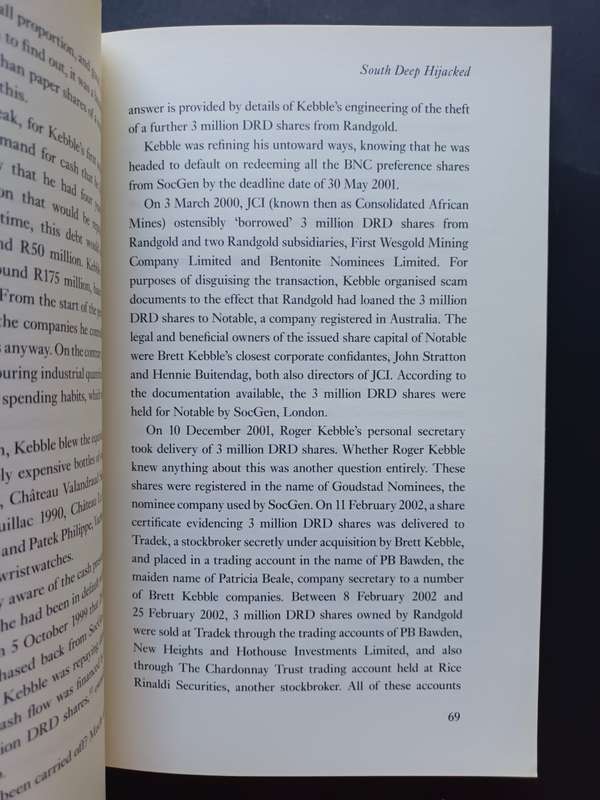 The Kebble Collusion /  Barry Sergeant