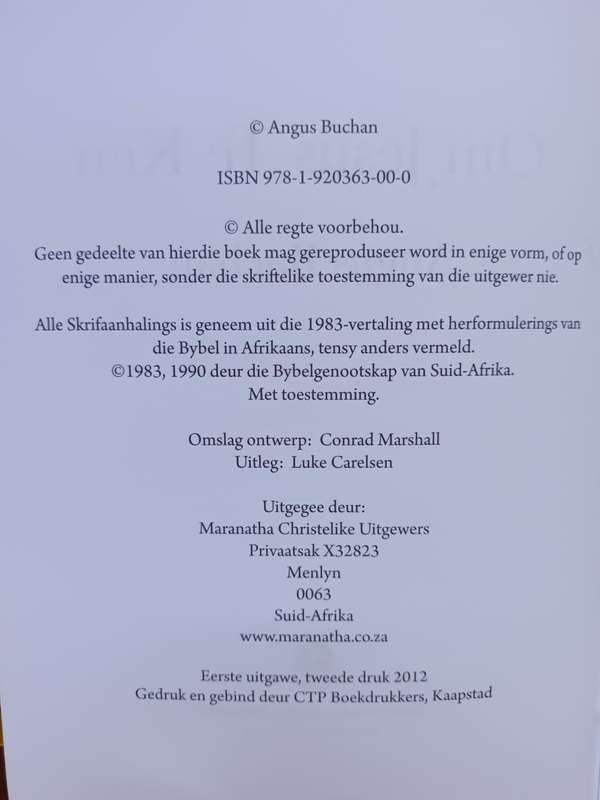 Om Jesus Te Ken / Angus Buchan