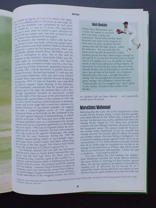 A Year on Hansie and the Boys / Rodney Hartman