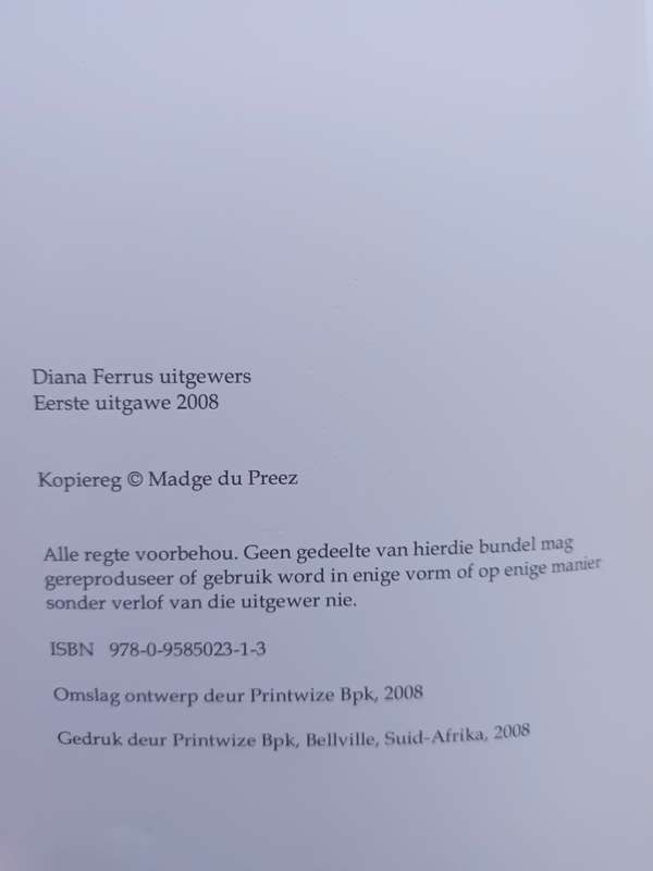 Gemeng : Madge Du Preez