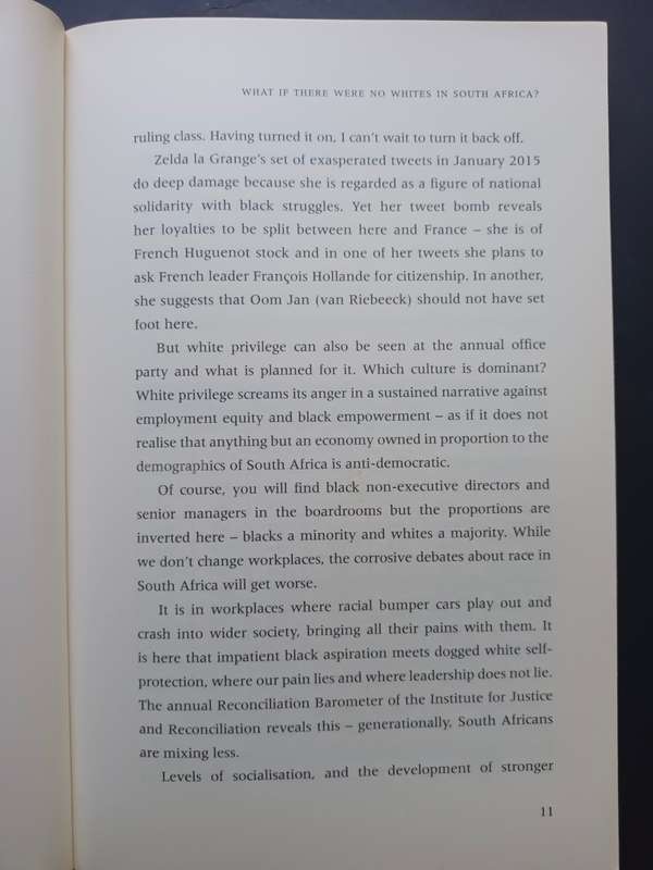What if there were NO WHITES in South Africa / Ferial Haffajee