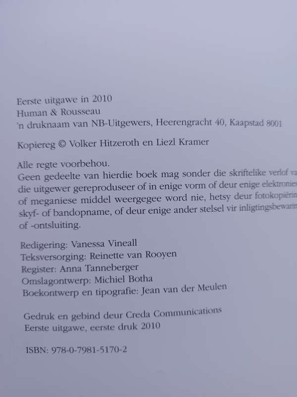 DIE EINDE VAN VERSLAWING / Dr. Volker Hitzeroth & Dr. Liezl Kalmer