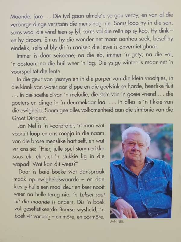 `n Leksel sout uit die maande / Jan Nel