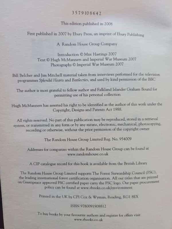 Forgotten Voices of The Falklands / Hugh McManners