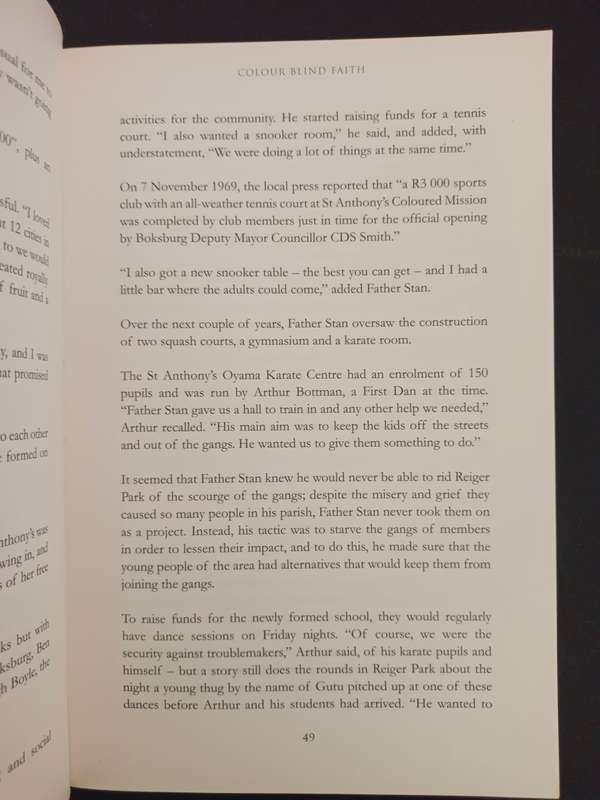 Colour Blind FAITH: The Life of Father Stan Brennan / David Gemmell