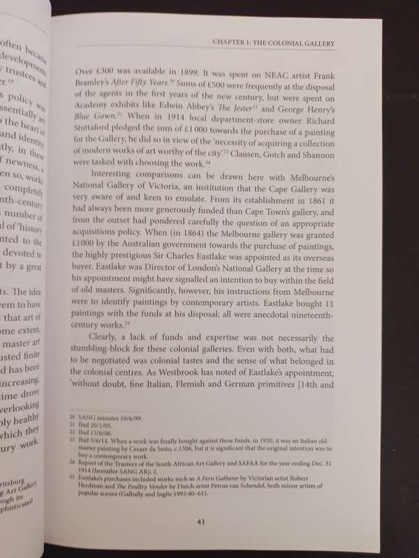 A HISTORY OF IZIKO SOUTH AFRICAN NATIONAL GALLERY / ANNA TIETZE
