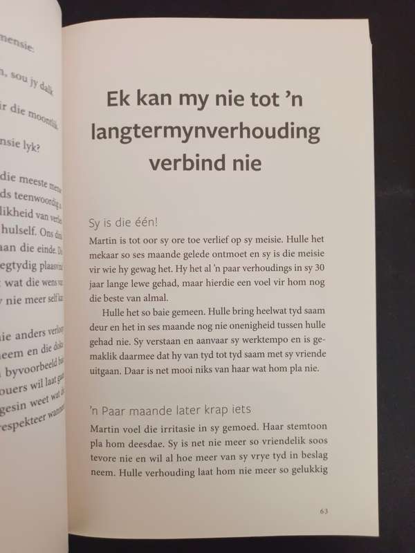 VIR MANS: Rus jouself toe om vervuld te leef / Johan Ferreira