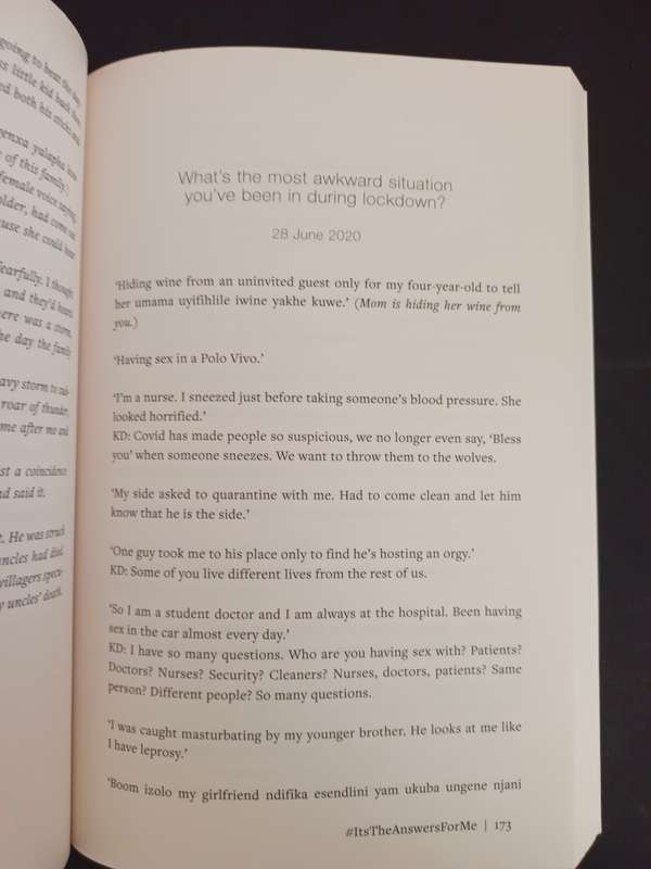 It`s The Answers For Me / Khaya Dlanga