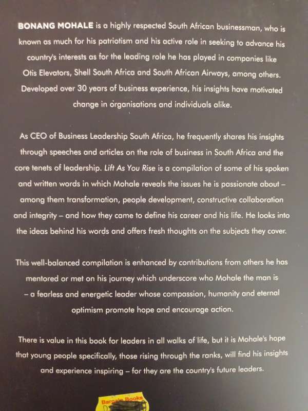 LIFT AS YOU RISE / BONANG MOHALE