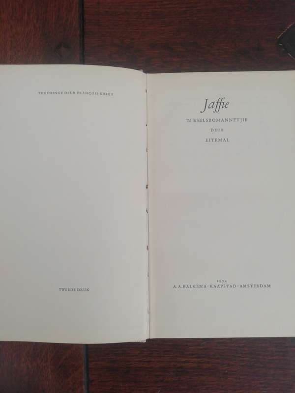 Jaffie: `n Eselromannetjie / Eitemal (1954 2de druk)