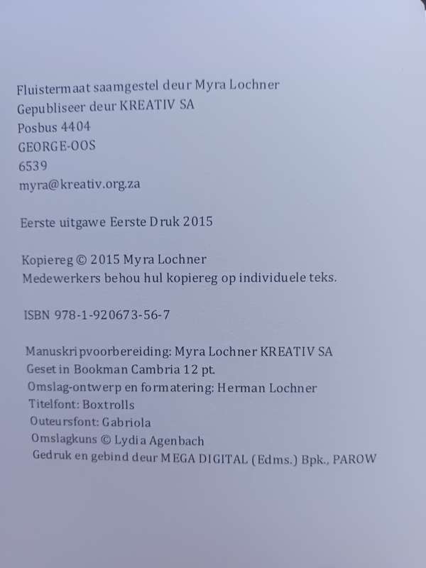 Fluistermaat / Myra Lochner