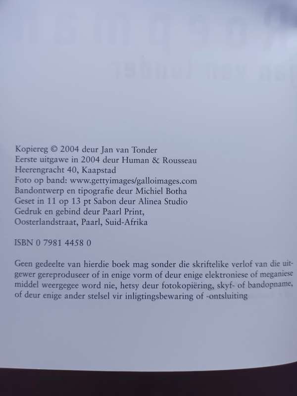 Roepman / Jan van Tonder