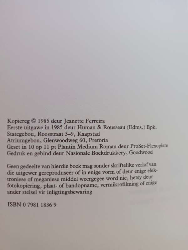 Sitate om `n Rewolusie /  Jeanette Ferreira.