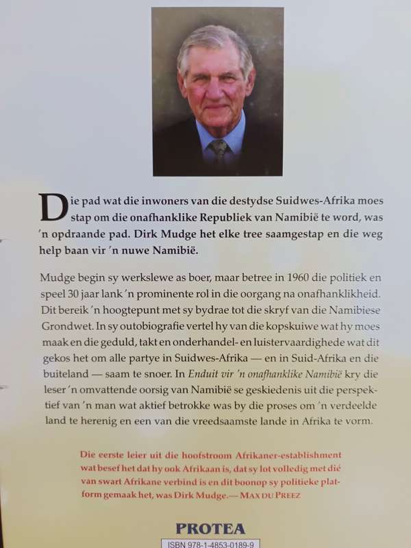 Enduit vir `n onafhanklike Namibie / Dirk Mudge
