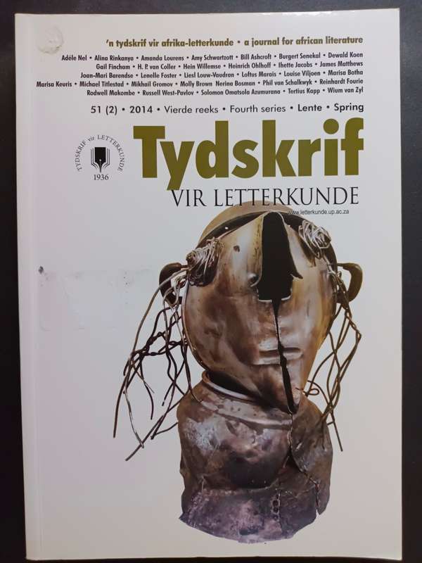 Tydskrif vir Letterkunde - 51 (2) 2014  Vierde reeks