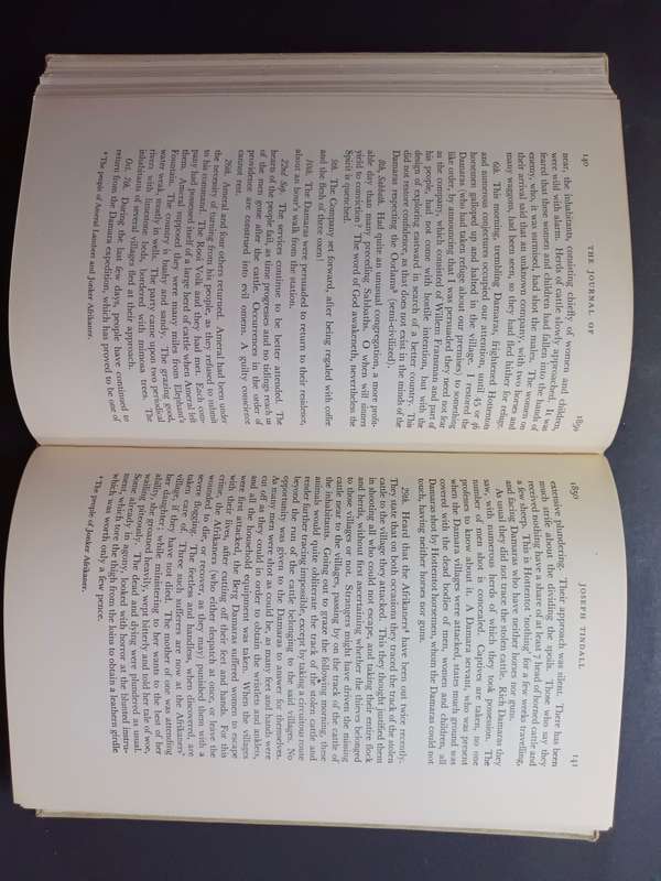 The Journal Of Joseph Tindall Missionary In South West Africa 1839-55 / Tindall, B. A. (V.R.S 40)