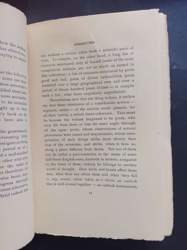 BIRDS AND BEASTS of the GREEK ANTHOLOGY / NORMAN DOUGLAS (Signed & Limited edition)