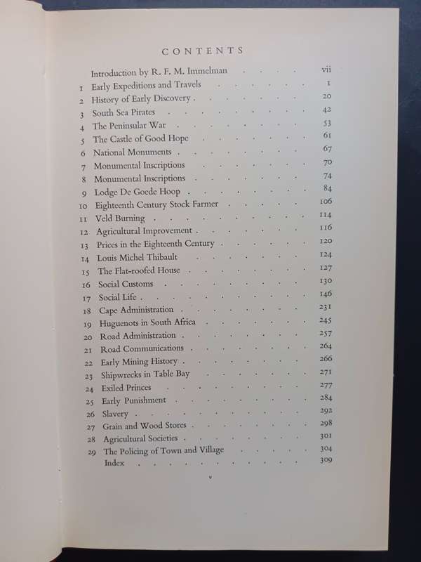 General History and Social Life of The Cape of Good Hope / C. Graham Botha ( Vol. I )