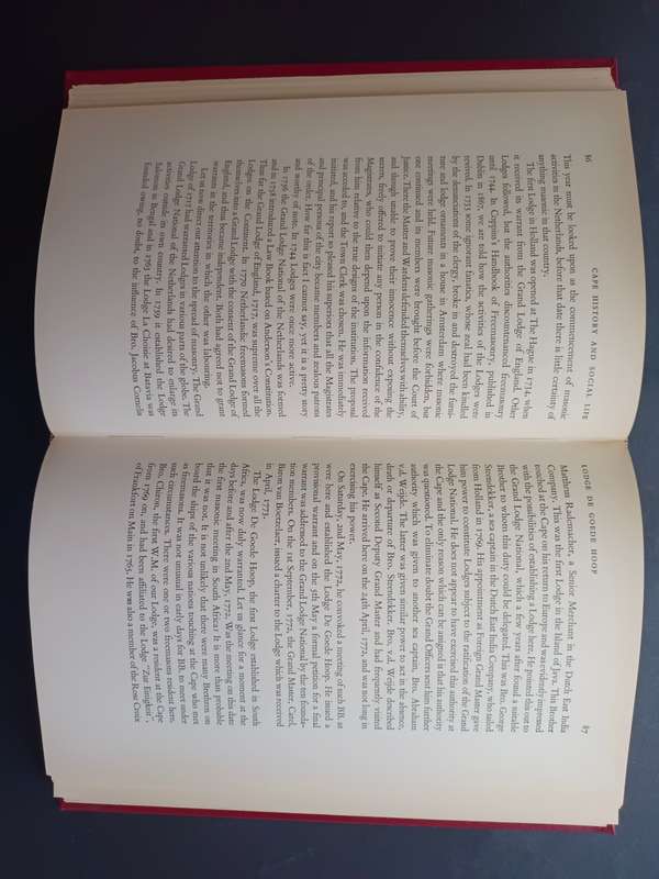 General History and Social Life of The Cape of Good Hope / C. Graham Botha ( Vol. I )